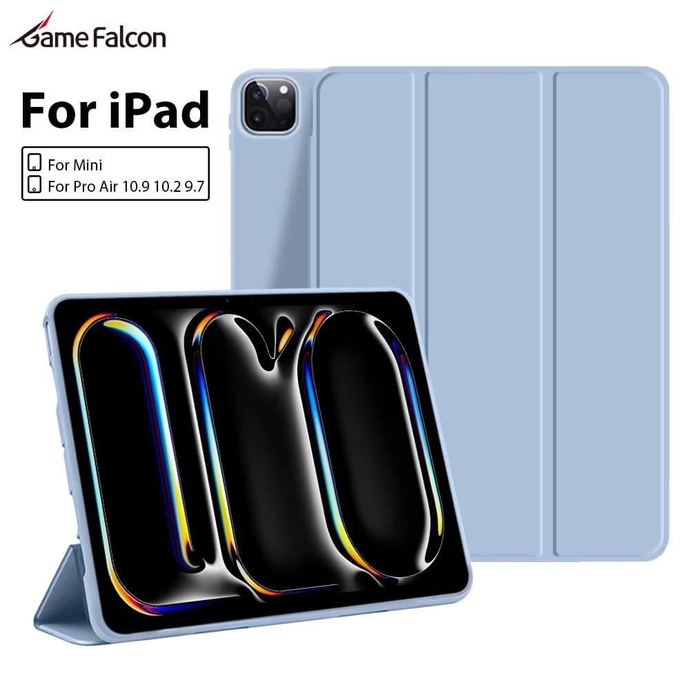 Coque pour iPad Pro 13 11e M5 M4 12.9 A16 10 9 8 9e 10e génération pour Ipad Air 11 M2 M3 5 4 3 Mini 6 7 2025, accessoires de couverture