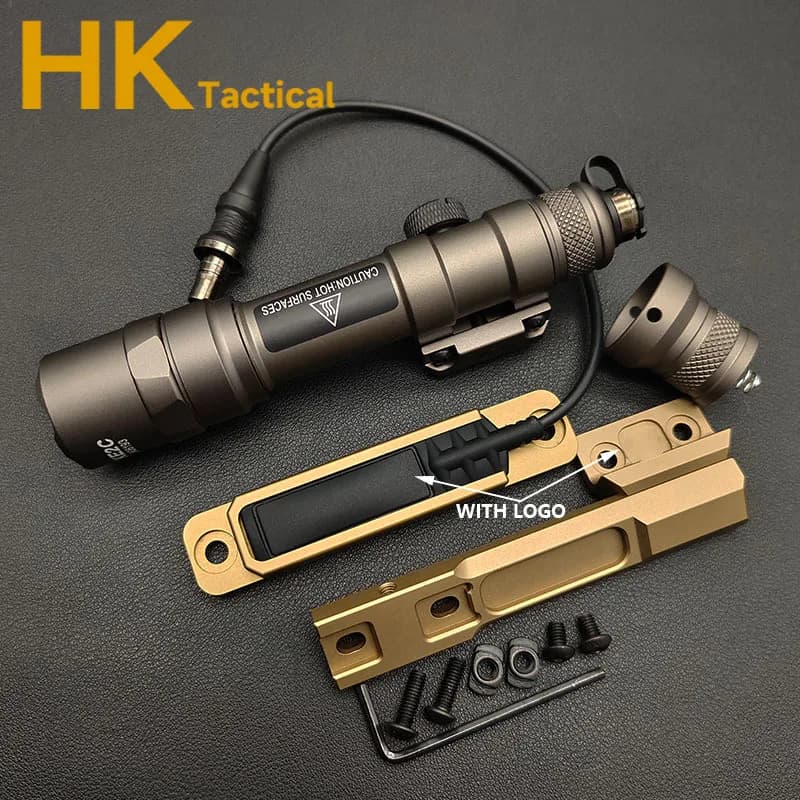 Airsoft SF M600 M600B M300 lampe de poche LED tactique chasse fusil Scout lumière pistolet armes lumières 600 Lumen pressostat à distance