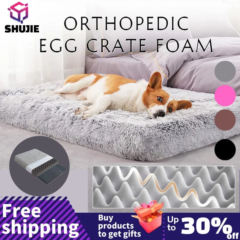 Polymères de lit en peluche super doux pour animaux de compagnie, lits pour chat, livres parfaits, coussin pour chiot, petits, moyens et grands