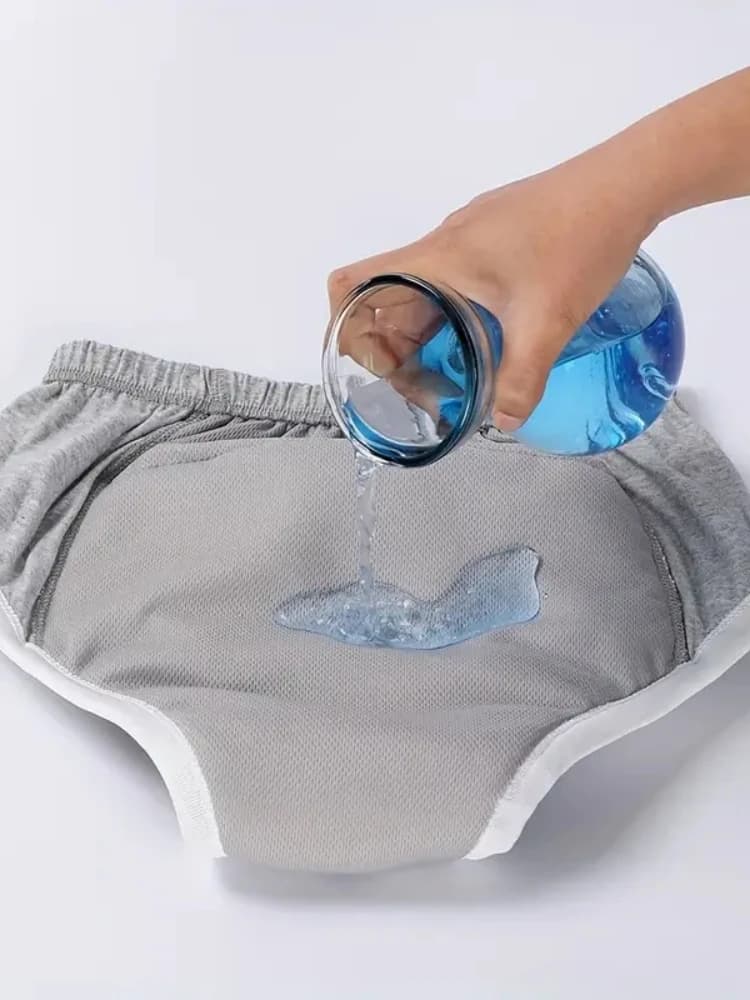 Couche-culotte en tissu pour Incontinence adulte, lavable, étanche, confortable, en pur coton, 4 couleurs