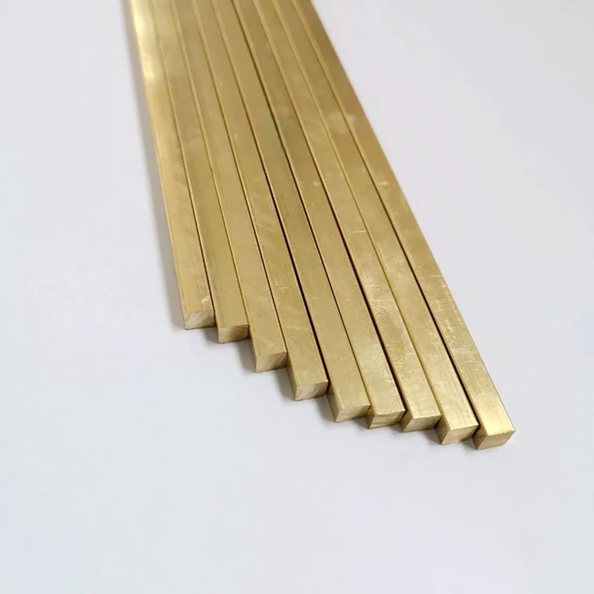 Tige carrée en laiton, longueur 500mm, barre solide 3/4/5/6/7/8/9/10/11/12/13/14/15/16/18/19mm, bloc de Cube en laiton, 1 pièce