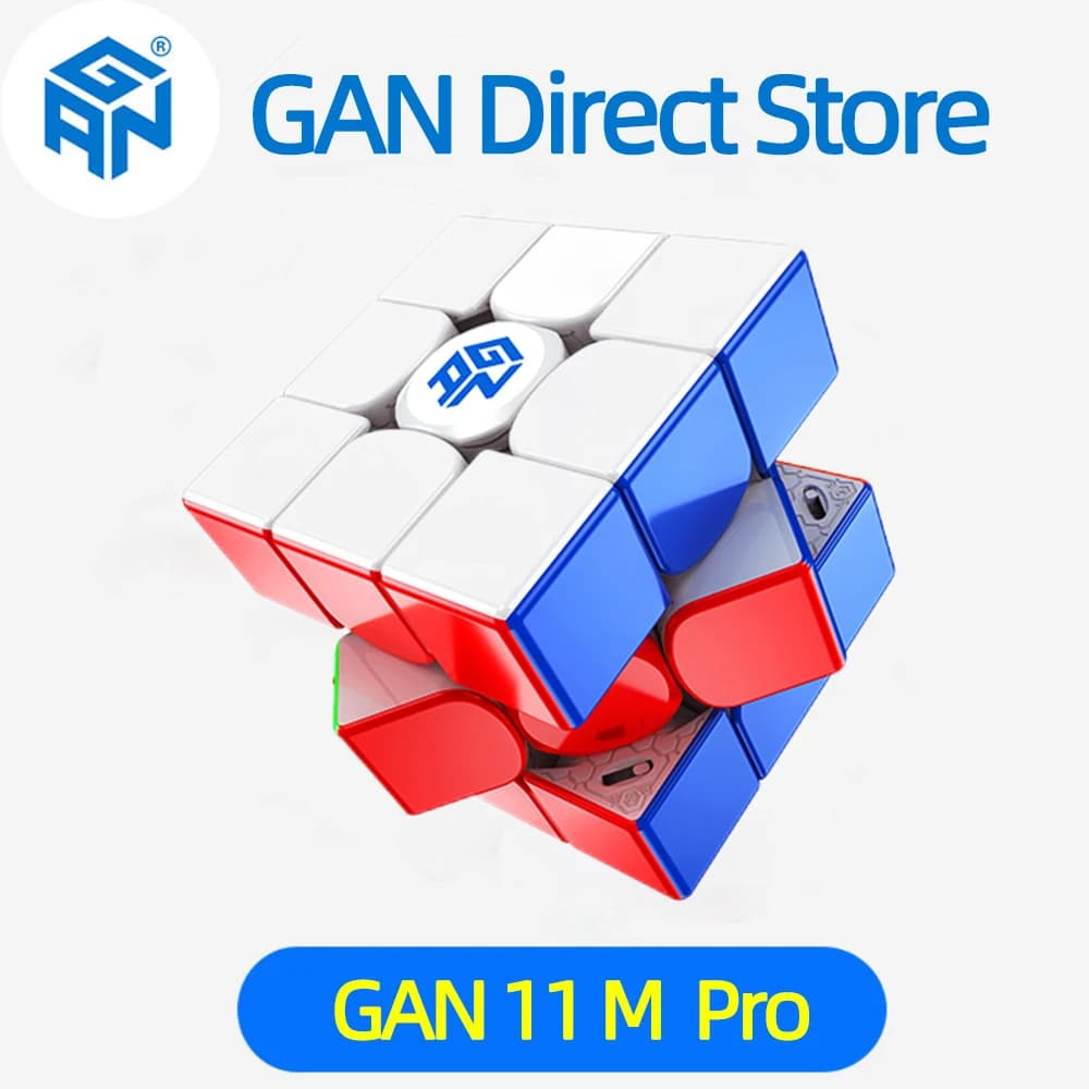 GAN – Cube de vitesse magnétique professionnel 3x3x3 pour enfants, Cube magique professionnel UV 11 M, jouets Puzzle