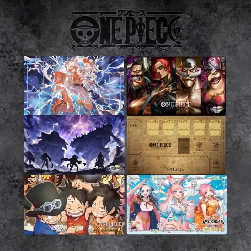 OPCG – tapis de jeu animé une pièce, tapis de jeu de cartes à collectionner, dédié au jeu de cartes contre la Table, 600x350mm-O2
