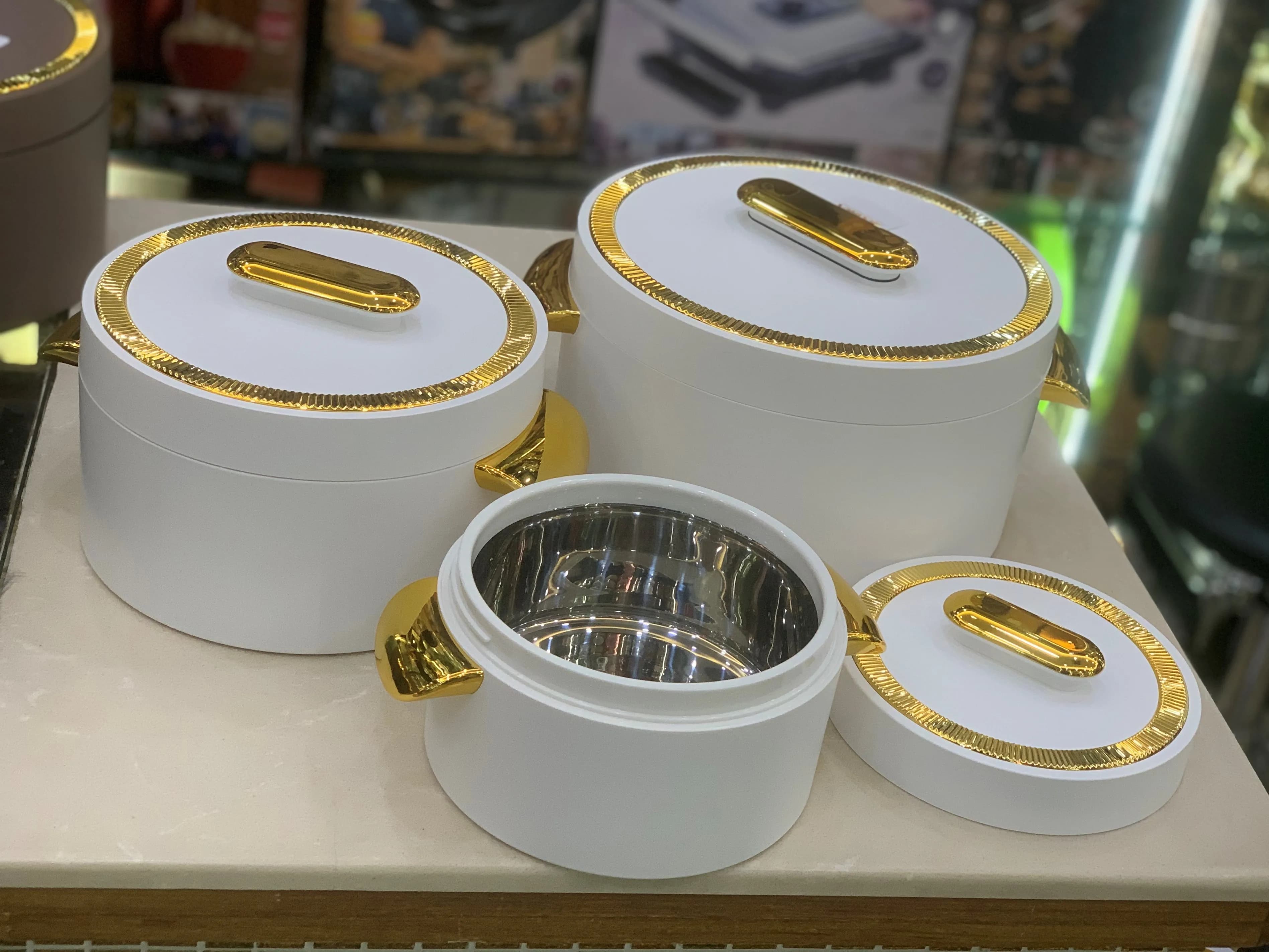 Ensemble de boîtes à lunch en acier inoxydable, isolation durable, marmite isolée, événement du Ramadan, 1 L, 2 L, 2.5 L,