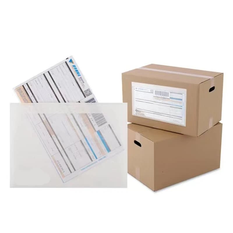 Sacs en plastique transparents, 50 pièces, sac pour billets, facture unique, format papier, sac pour documents d'emballage, sacs auto-adhésifs, sac