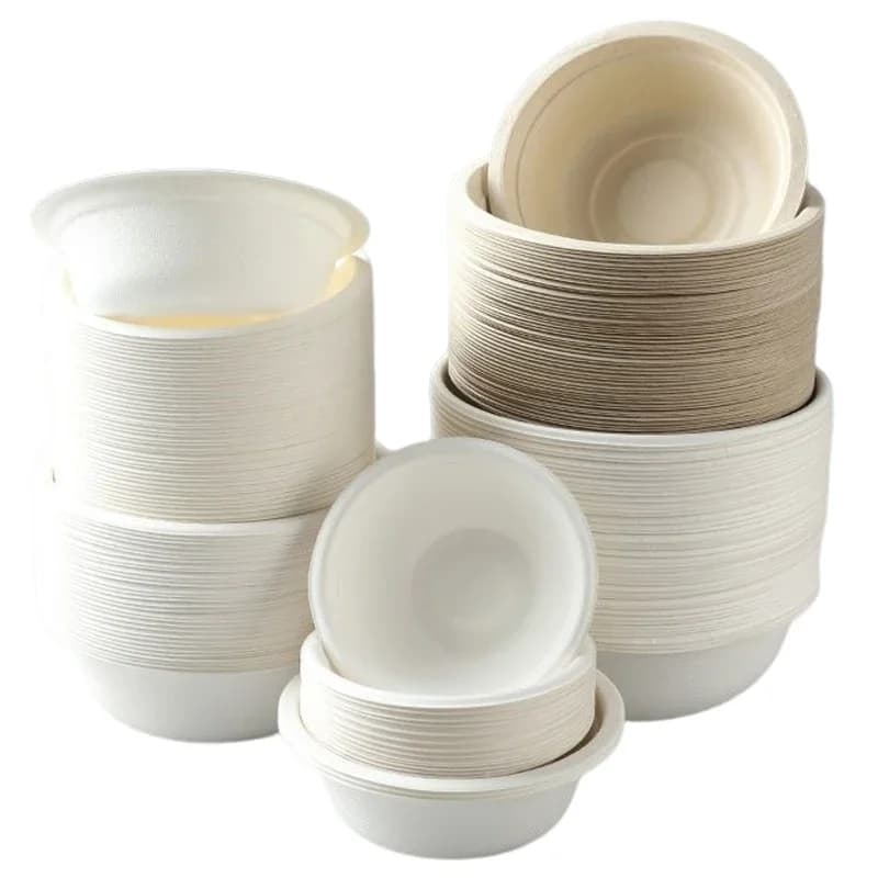 Filles à Poulet en Papier Écologique Dégradable, Filles à Soupe, Récipient Alimentaire Ménager, Barbecue, Pique-nique, Fournitures de ix, 350