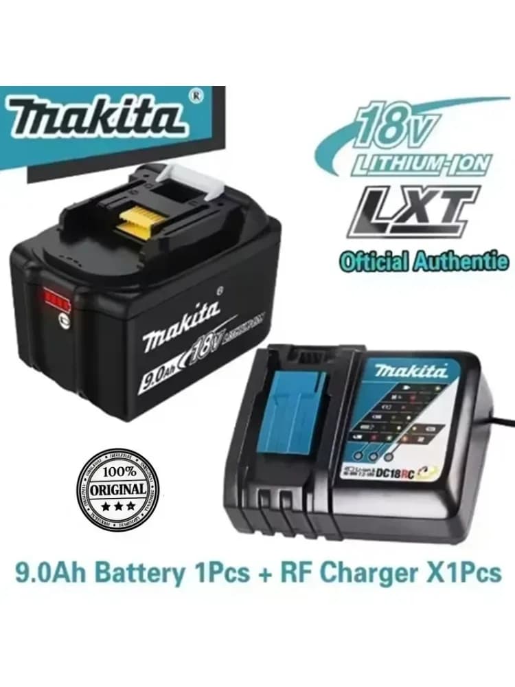 100% 💥 Batterie Makita originale 18V 9.0AH, batterie rechargeable, batterie pour outil électrique Makita 5Ah6Ah BL1850 BL1860B, chargeur Makita