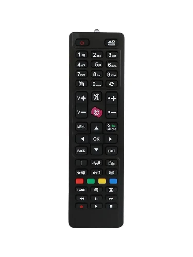 Télécommande TV pour JVC VESTEL SELECLINE HIT156 I TECHWOOD, Telefunken, Finlux TE32182B301C10, 32272HDDVDL, RC4870, RC4875, RC4849