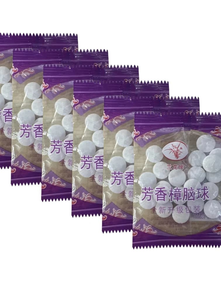 Boules de naphtaline anti-mites, sachets désodorisants, granulés blancs parfumés, anti-moisissures, résistants aux insectes, lot de 6 pour