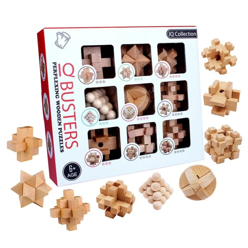 Puzzle 3D, jouet Lu Ban Kong Ming Lock, jeu Social pour adultes, casse-tête, améliorant la mémoire, jouets éducatifs pour enfants