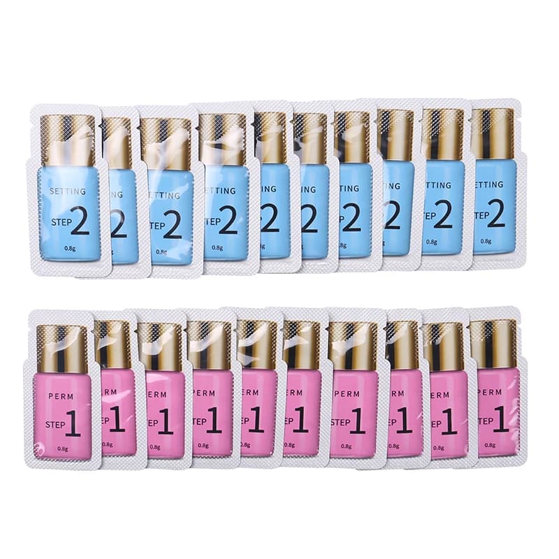 10 paires/lot Sachet Lotion de levage de cils cils ascenseur 10-12 Minutes Calia Perm et Fixation emballage individuel outils de maquillage