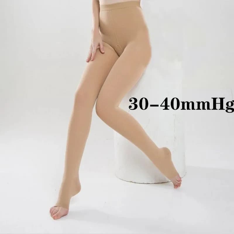 Leggings de Compression pour femmes, varices, 30 à 40mmhg, élastiques, pour soins infirmiers, Anti-bord transfrontaliers, thrombus, pression