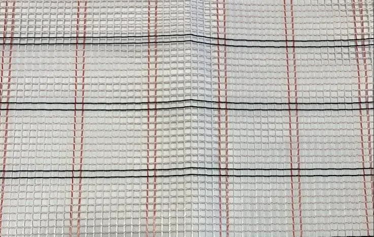 Analyste de crochets à loquet, toile avec ligne bleue, comprend 1 aiguille à crochet en plastique, Capret, tapisserie, polymères de sol