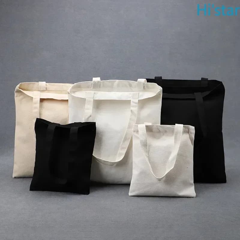 Sac en toile de coton écologique avec Logo personnalisé, 10 pièces, fourre-tout de Shopping à bandoulière réutilisable bon marché, emballage