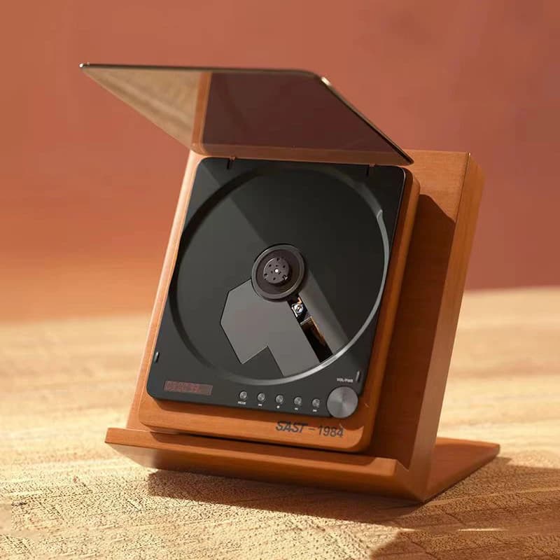 Baladeur Bluetooth pour la maison, lecteur de CD professionnel, qualité sonore sans perte, Album d'écoute rétro