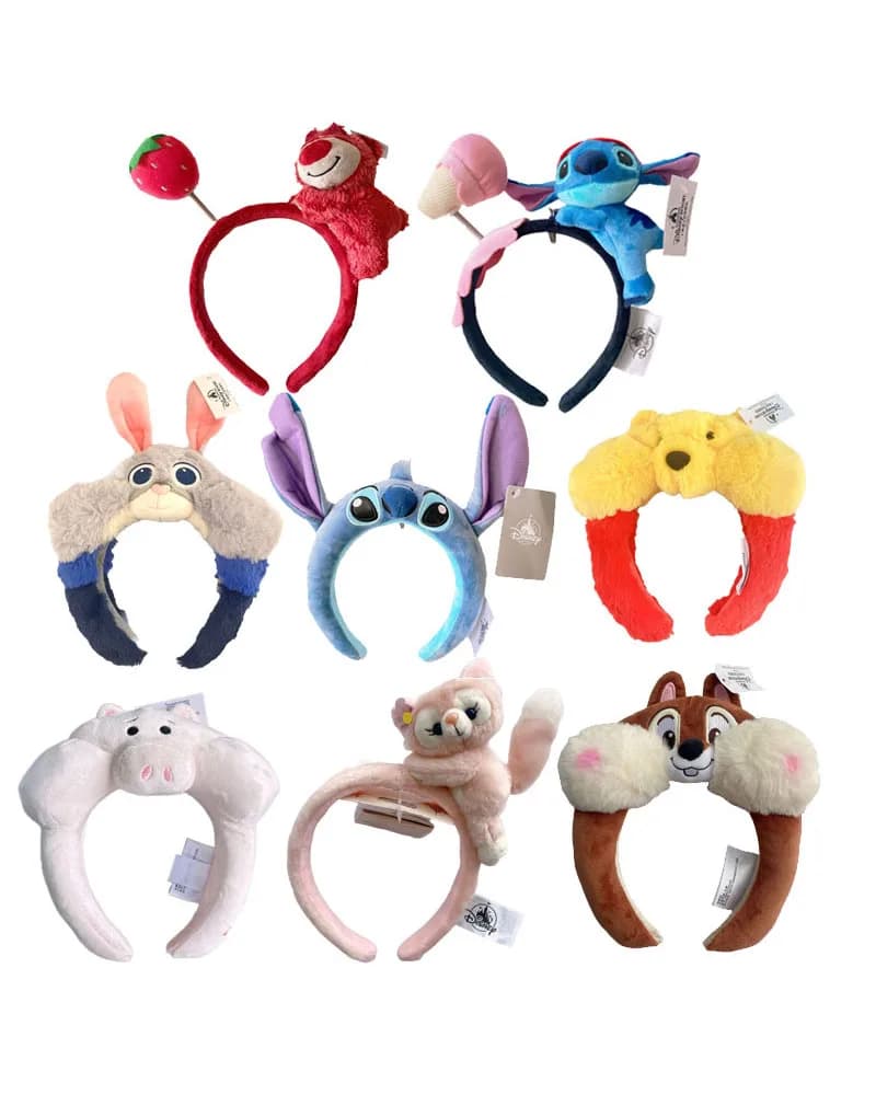 Disney dessin animé en peluche Animal bandeau bandeau cheveux accessoires femmes fille bébé enfant COSTUME bandeau cheveux cerceau Cosplay en