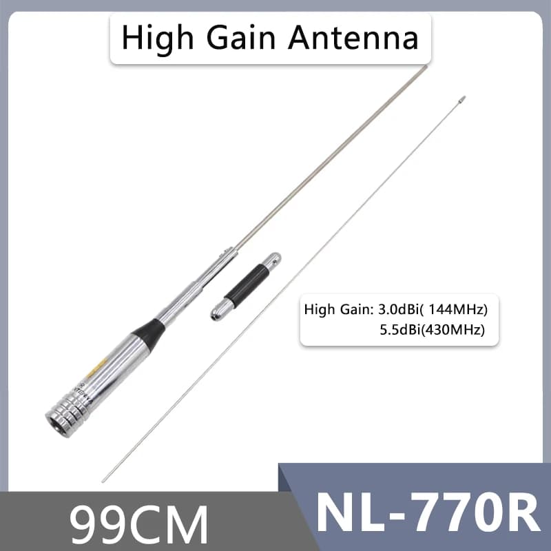 Nagoya NL-770R antenne double bande QYT KT-8900 KT-8900D 780 980Plus talkie-walkie UHF VHF 144-430MHz accessoires de Radio Mobile de voiture