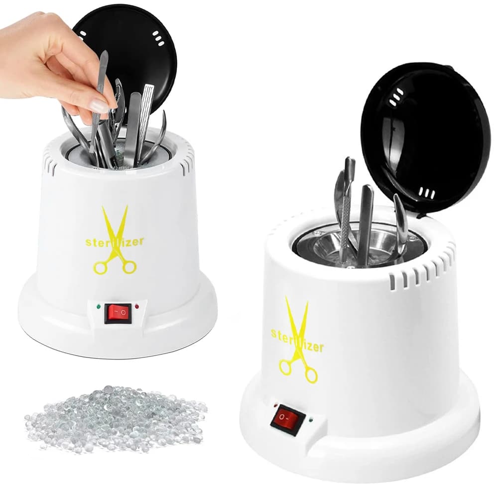Stérilisateur d'outils pour ongles, Machine de stérilisation, outils d'art des ongles en métal, fournitures de stérilisateurs à haute