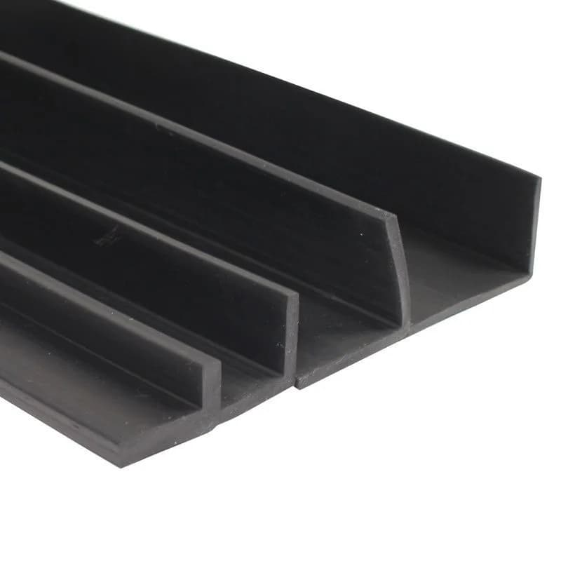 Bandes de banc en caoutchouc plastique en forme de L personnalisées, protecteur d'angle, boîtier de bord, joint d'évitement de collision, noir