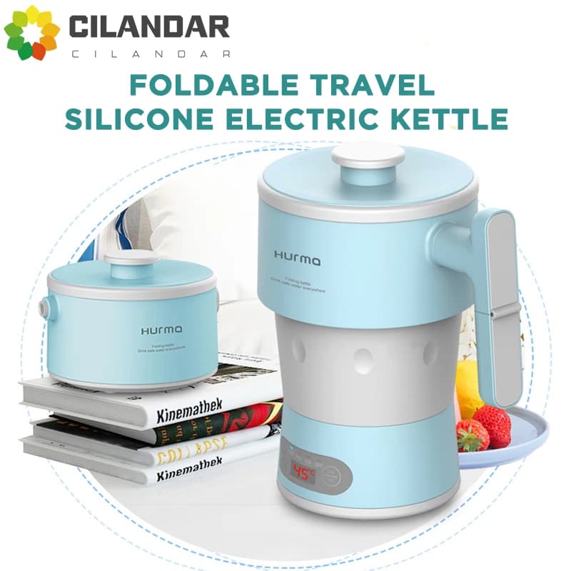 2026New mi Hurma bouilloire électrique Portable appareils de cuisine bouilloire électrique faire bouillir l'eau maison voyage pliable 800ML