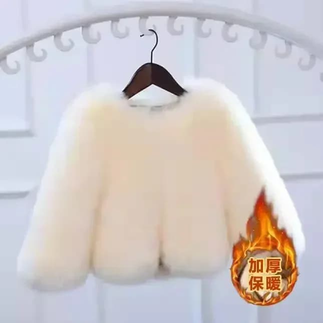 Manteau en fausse fourrure de renard pour filles, vêtements pour enfants, épais et chaud, en peluche, Style étranger, nouvelle collection automne