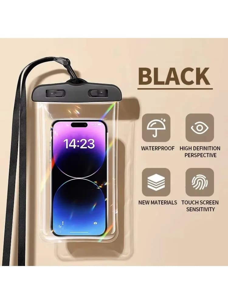 Pochette de téléphone étanche, sac de natation pour plongée à dérive, sac sec sous-marin, housse pour téléphone, Sports aquatiques, plage,