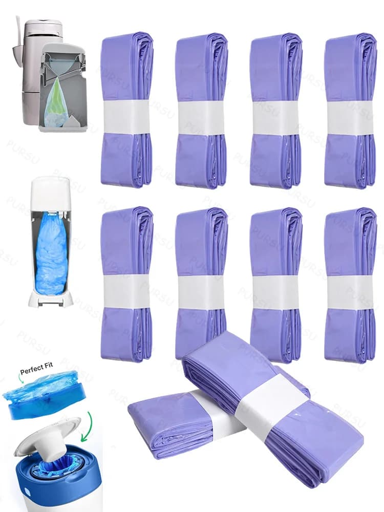 Sacs poubelles de rechange pour poubelle à couches, 1/5/10 pièces, pour Tommee Tippee Sangenic Simplee ou Twist&click, pour Angelcare, pour Genie