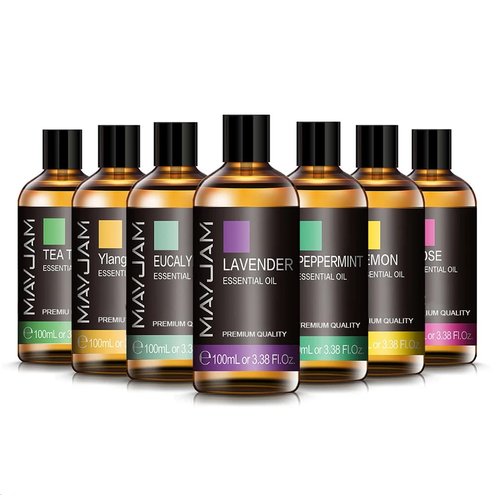 Huile essentielle de lavande 100 ml, huiles essentielles naturelles pures pour favoriser le sommeil, la relaxation, diffuseur d'arômes, huile