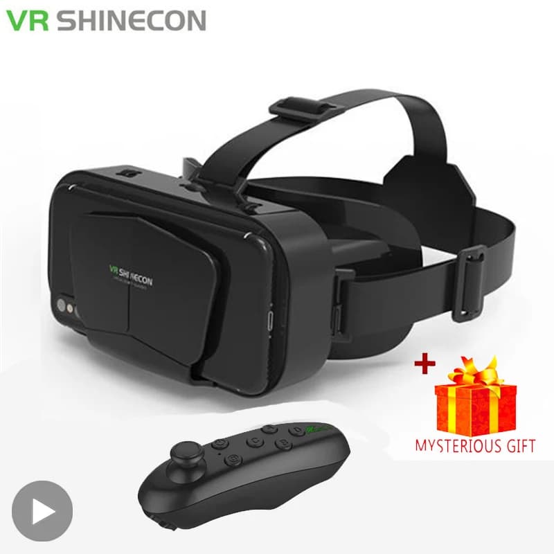 Shinecon réalité virtuelle Viar 3D VR lunettes dispositif casque lentilles casque lunettes intelligente pour Smartphone téléphone portable