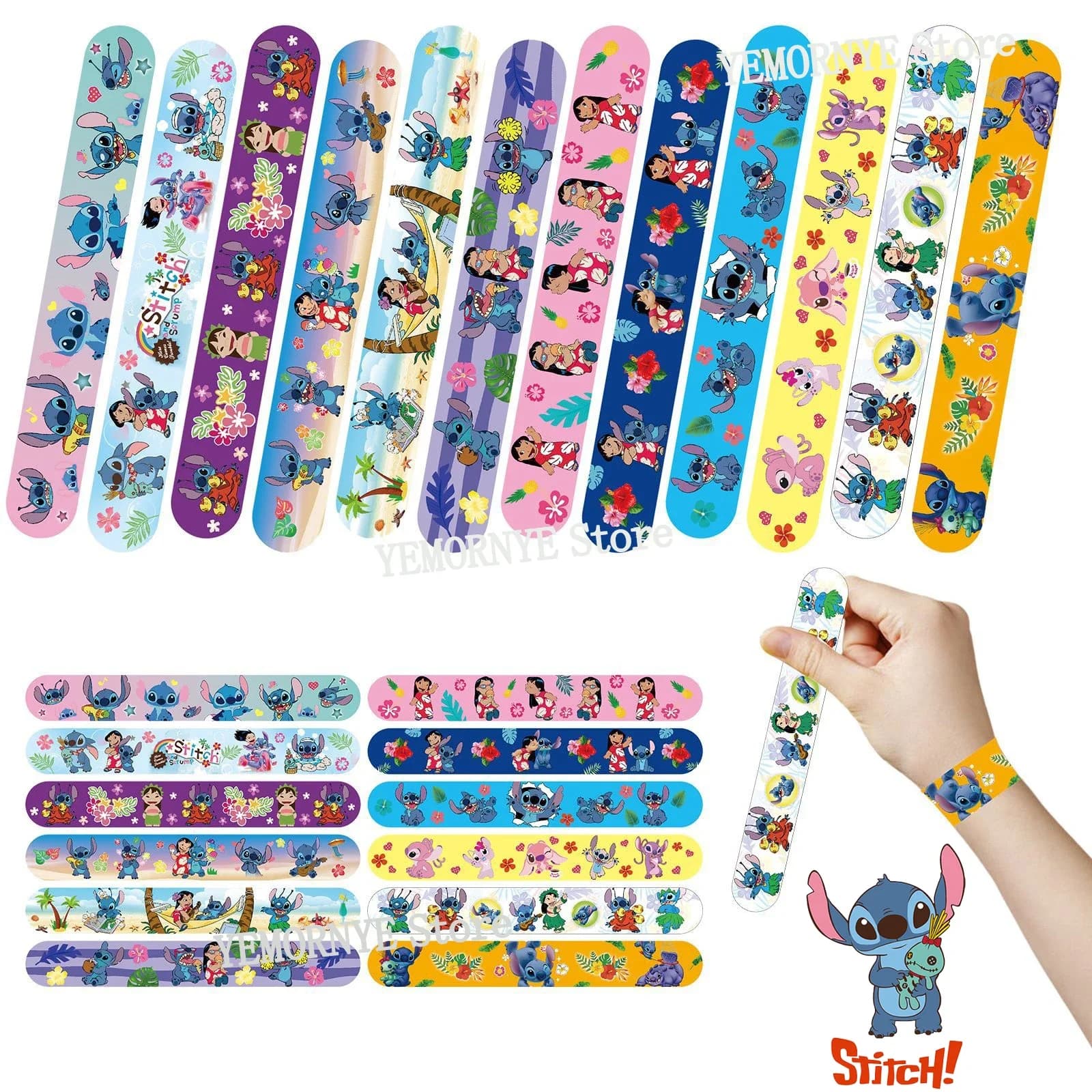 Sonic Slap Bracelets Figurine Anime Bracelet enfant poche Slap bande Puzzle jouets pour garçons filles cadeaux de fête d'anniversaire jouet