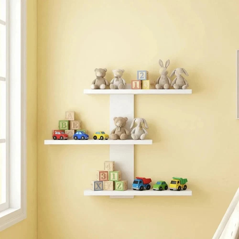 Étagères murales flottantes, présentoir vertical pour boîtes mystères, figurines, livres, plantes, organisateur de rangement mural multi-usages