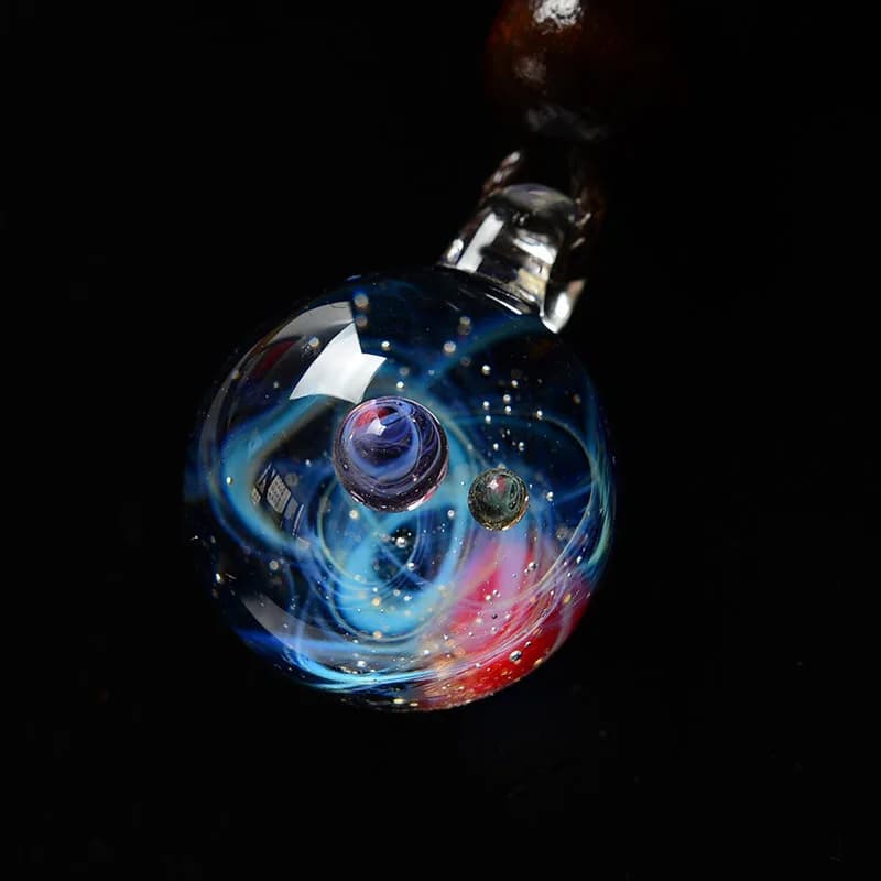 Univers étoilé Skys boule de verre pendentifs de rêve corps céleste hommes femmes personnalisé mode colliers bijoux cadeau de noël