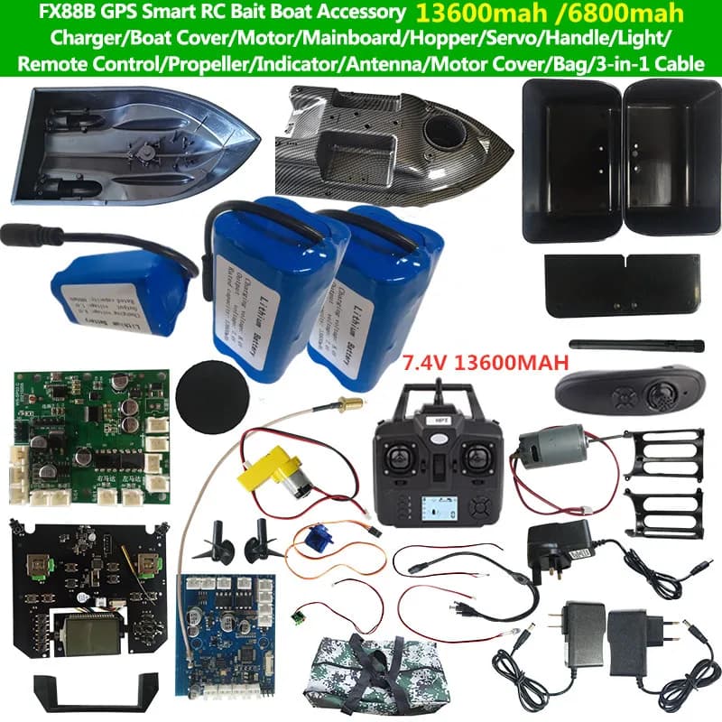 FX88B-Pièces de rechange pour bateau GPS RC,
