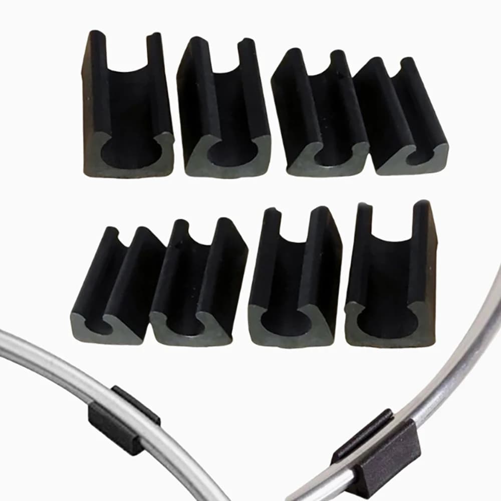 Colliers de serrage en forme de U 3-22mm, coussinets de pieds de meubles en plastique, couvre-pieds de Table, coussinets de chaise, housses de