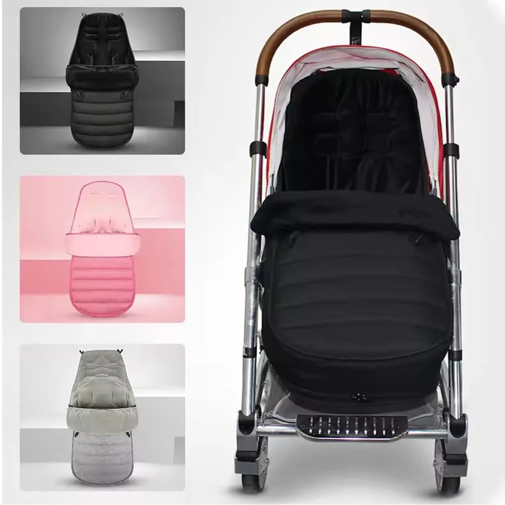 Nouveau Sac de Couchage Hiver pour Poussette Bébé, Coussin de Voyage pour Landau, Chauffe-Pieds Extérieur pour Poussette, Sac de Couchage pour