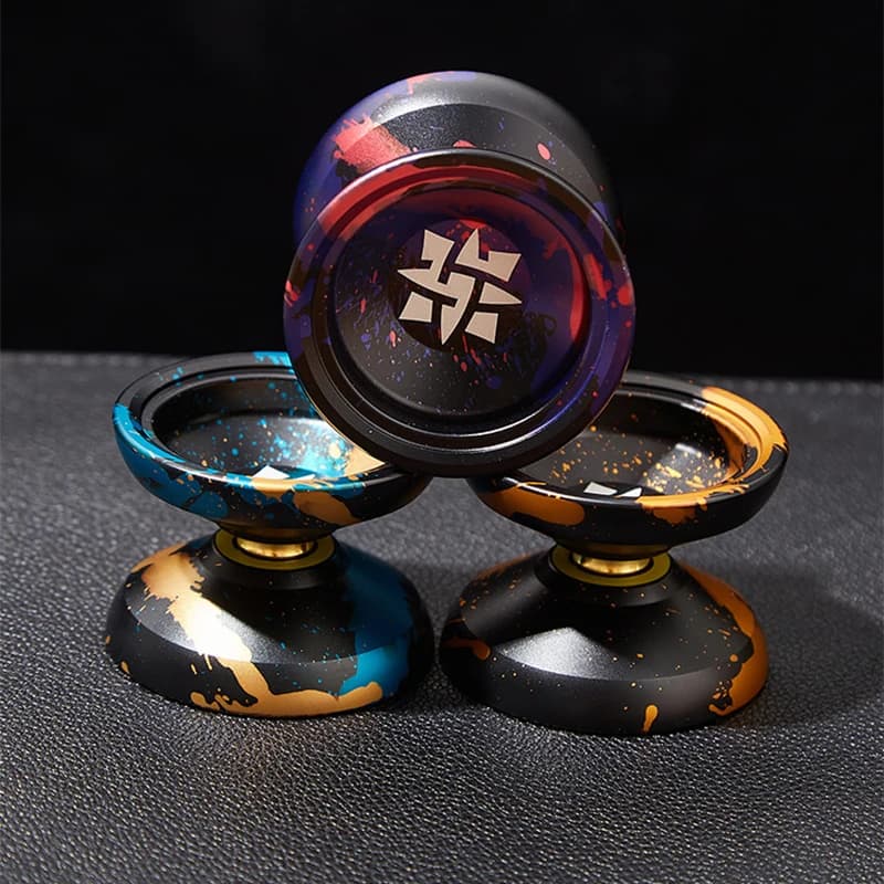 Yoyo-Yoyo magique professionnel en métal avec 10 roulements à billes, alliage d'aluminium, haute vitesse, jouet pour enfants et adultes