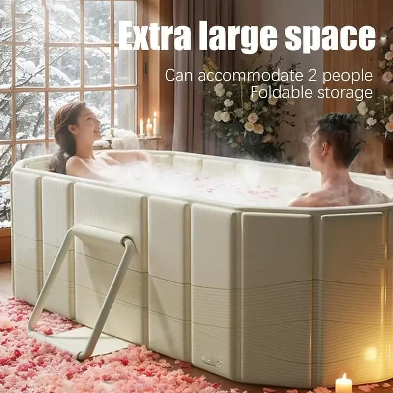 Baignoire pliable, baignoire Portable, bain à glace, pour bébé, bain pour animaux de compagnie, sueur, vapeur, Spa pour les pieds, Camping en plein