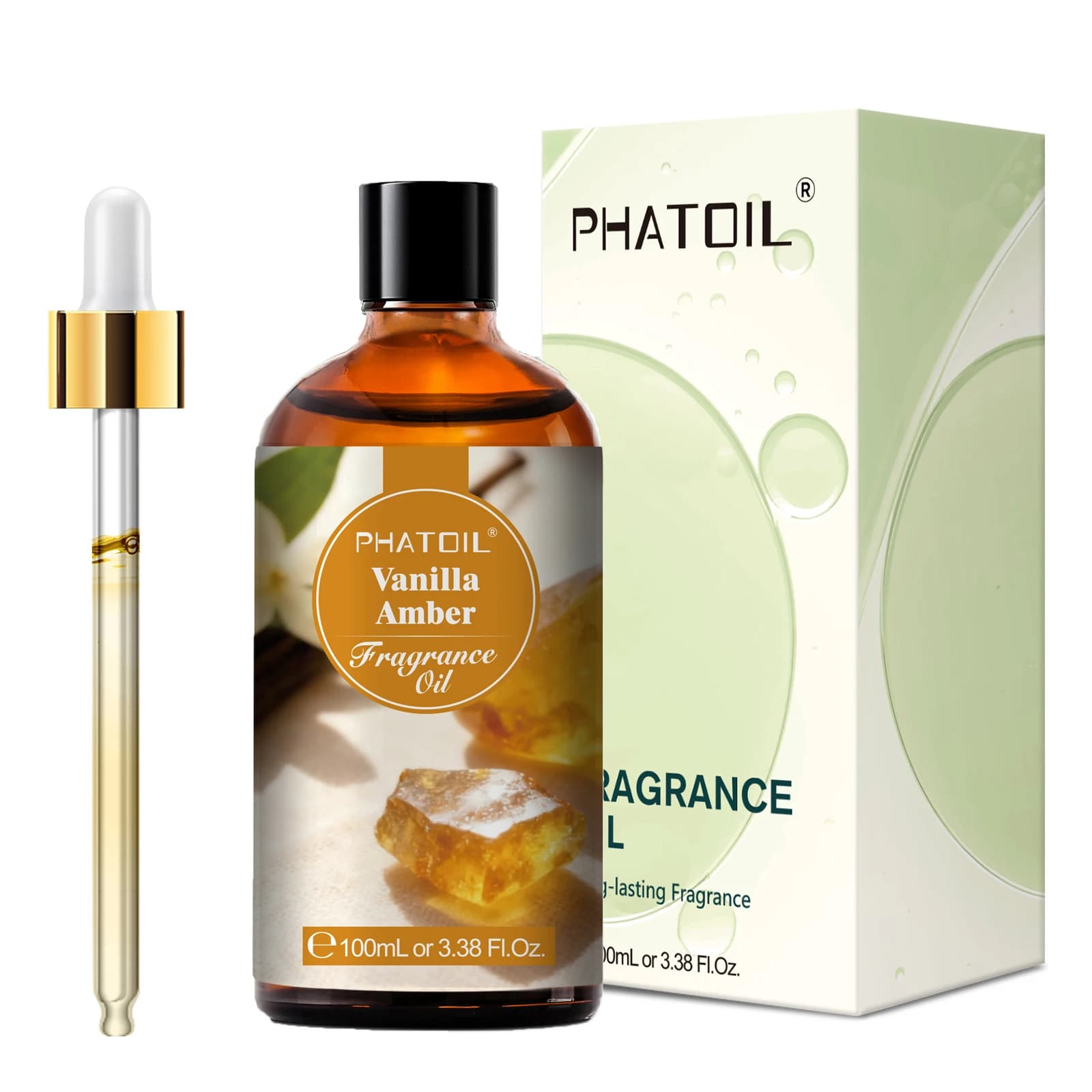 PHATOIL 100ml huile de parfum aromatique pour diffuseur fabrication de bougies-vanille ambre bois de teck Oud chaleur gomme à bulles huiles de parfum