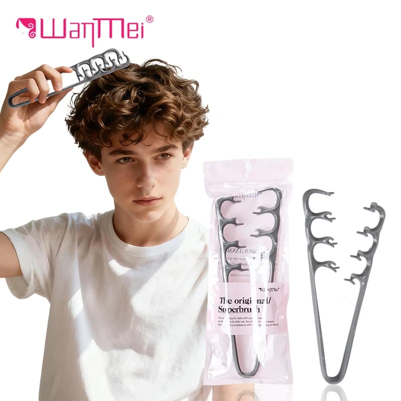 Peigne à cheveux volumisant professionnel, 1 pièce, pour Texture moelleuse, démêlant à dents larges, pour Salon, usage domestique, accessoires de