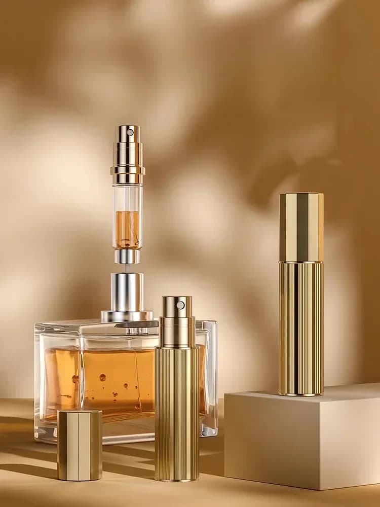 Mini bouteilles distributrices de pulvérisation de parfum, remplissage inférieur, atomiseur de pulvérisation cosmétique, bouteille de liquide
