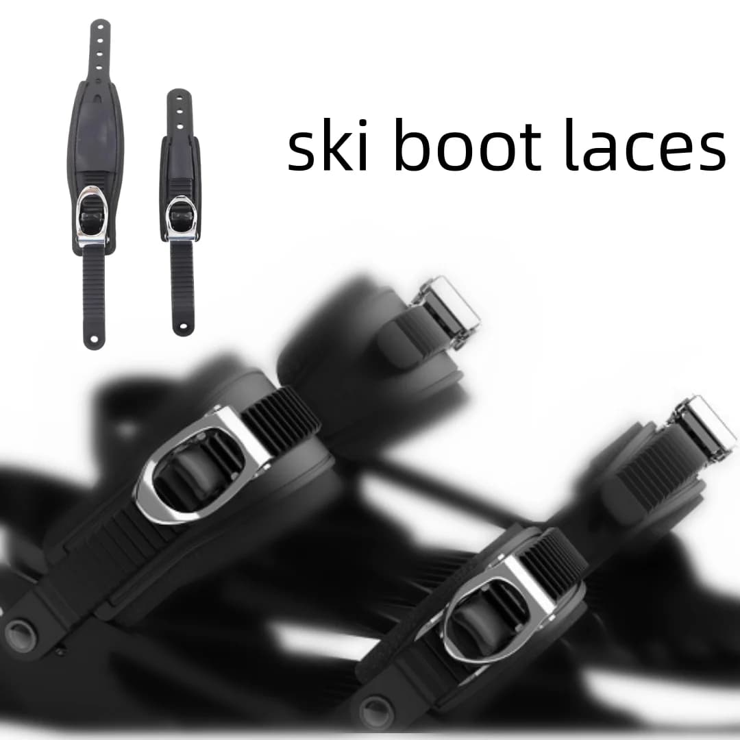 Sangle de Ski réglable, fixation de liaison, échelle de langue à cliquet, lacets sécurisés pour plusieurs Occasions
