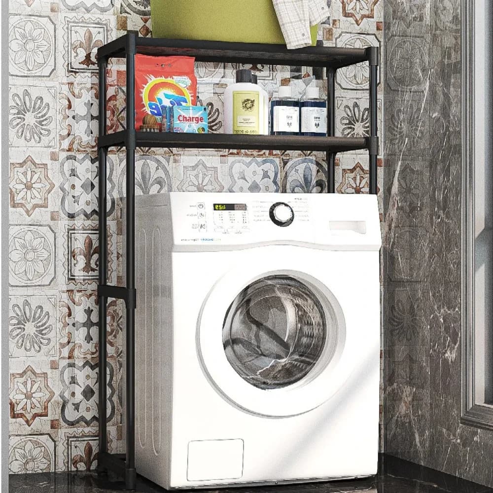 Étagère de rangement au-dessus des toilettes pour machine à laver, sans perforation, multicouche T1, accessoires de cuisine sur pied