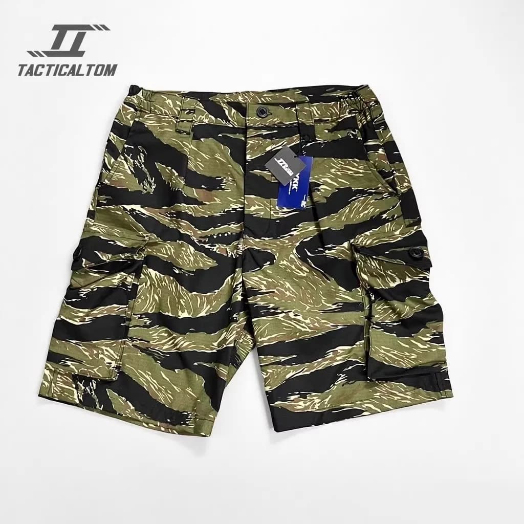 Short tactique Tom vietnamien, Camouflage des taches de tigre, Fans de l'armée d'été, tendance en plein air, surdimensionné, ample au quotidien