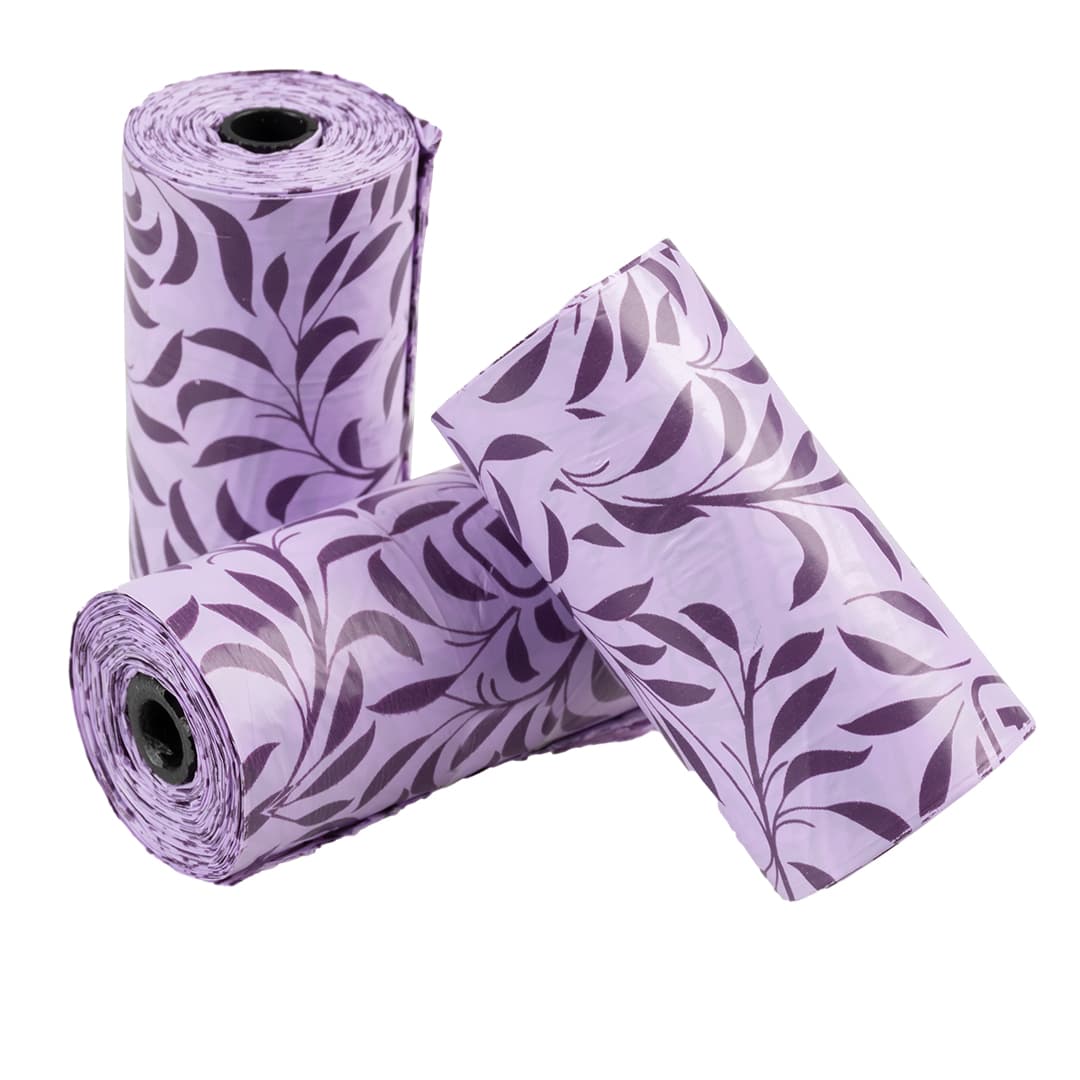 Rouleau de 15 Sac à crottes pour chien Duvoplus Spice Lime (x8)