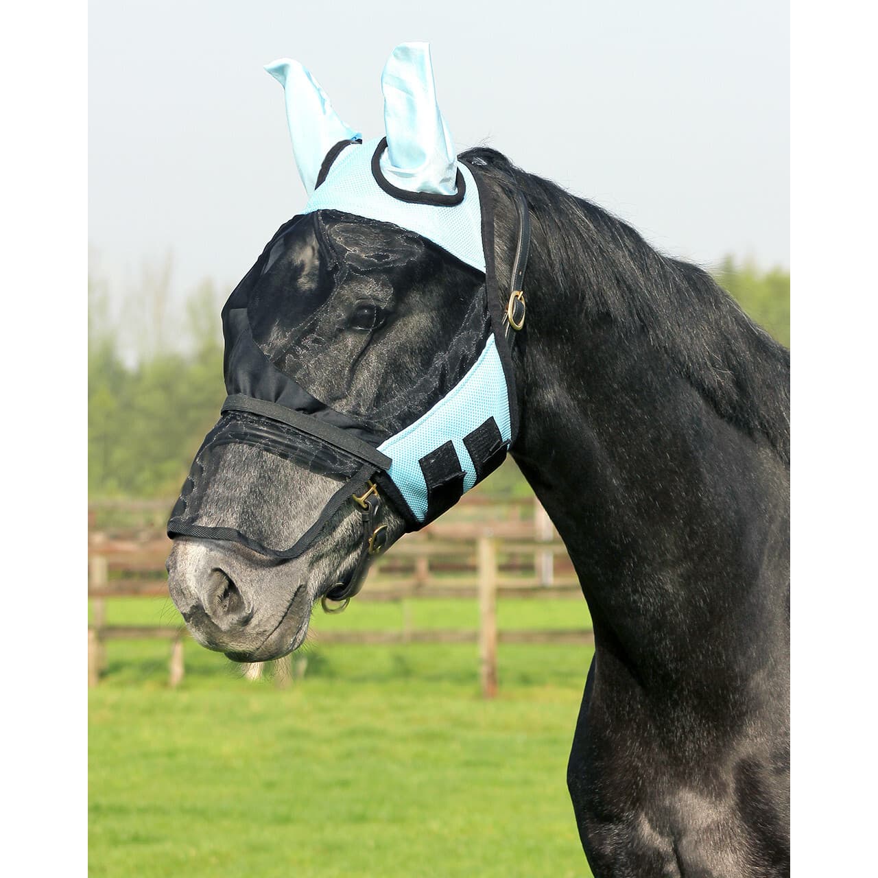 Masque anti-mouches pour cheval QHP