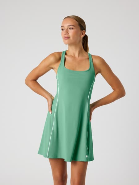 Björn Borg Ace Scooped Racerback Dress Vert, M