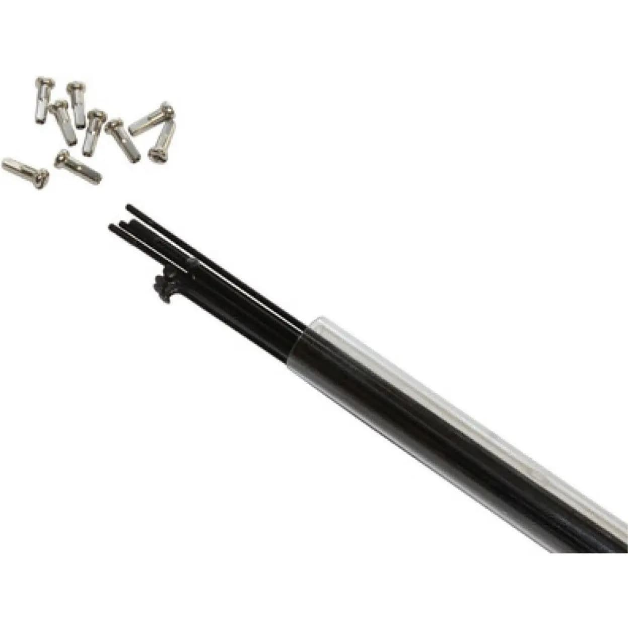 Tube de 10 rayons inox tête coudée avec écrou P2R 296 mm