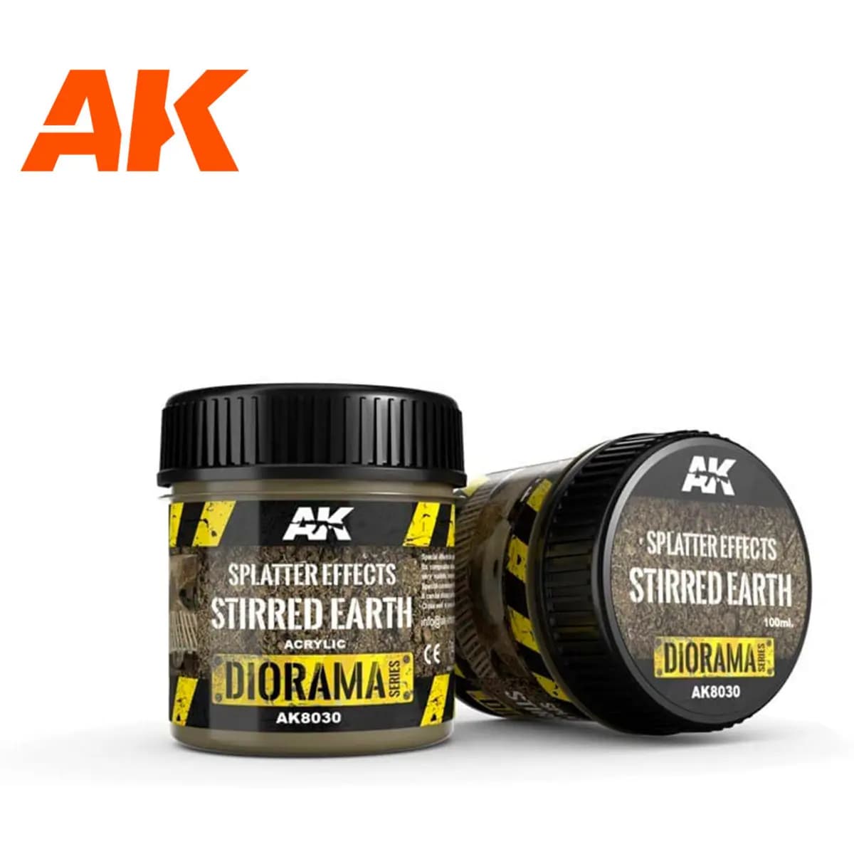 Peinture de maquette AK Interactive Dioramas Splatter Effects Stirred Earth