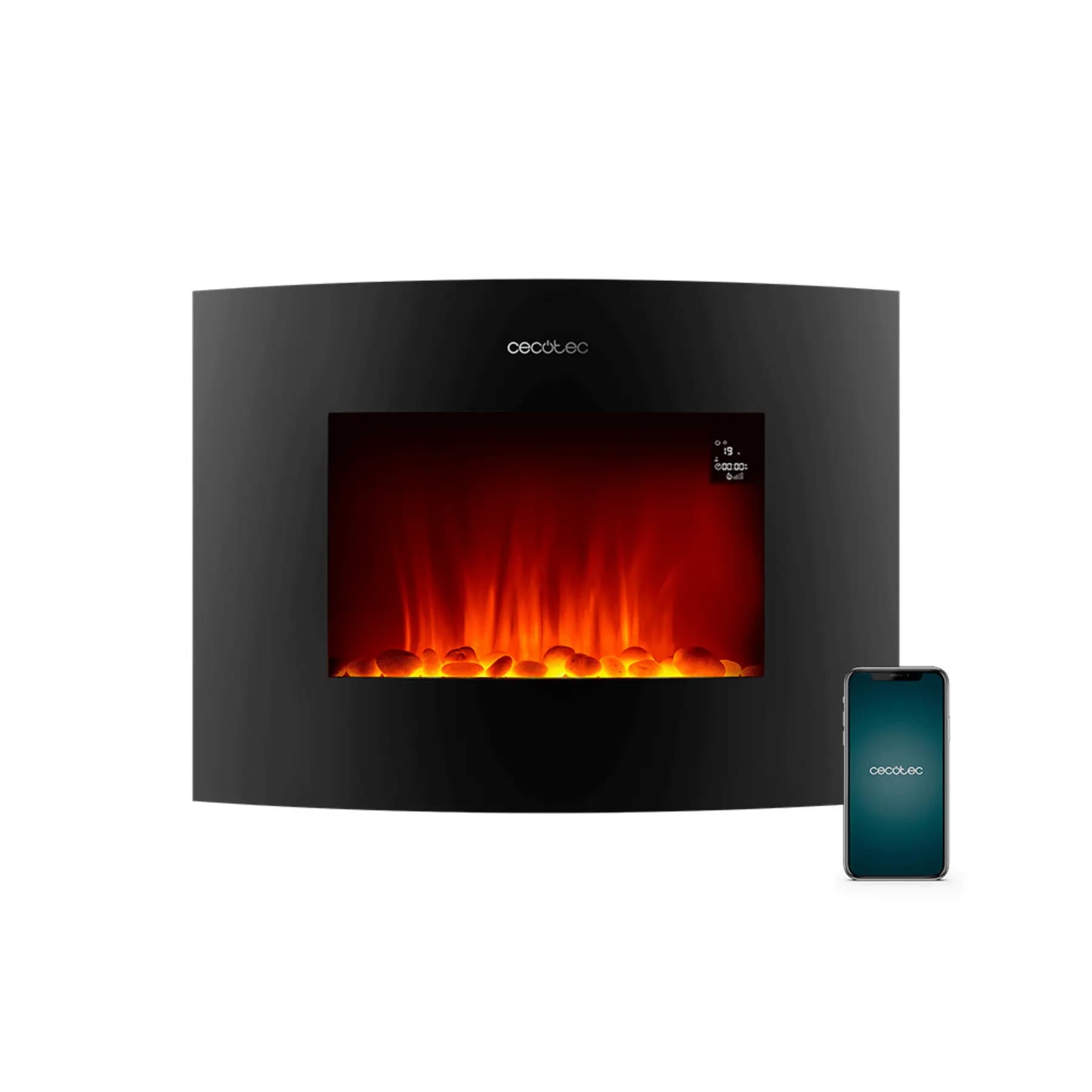 Chauffage Cecotec ReadyWarm 2250 Curved Flames