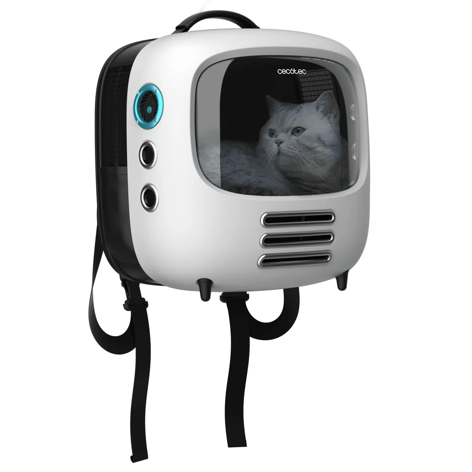 Cage de transport pour chat Cecotec Pumba 1800 Travel Fan